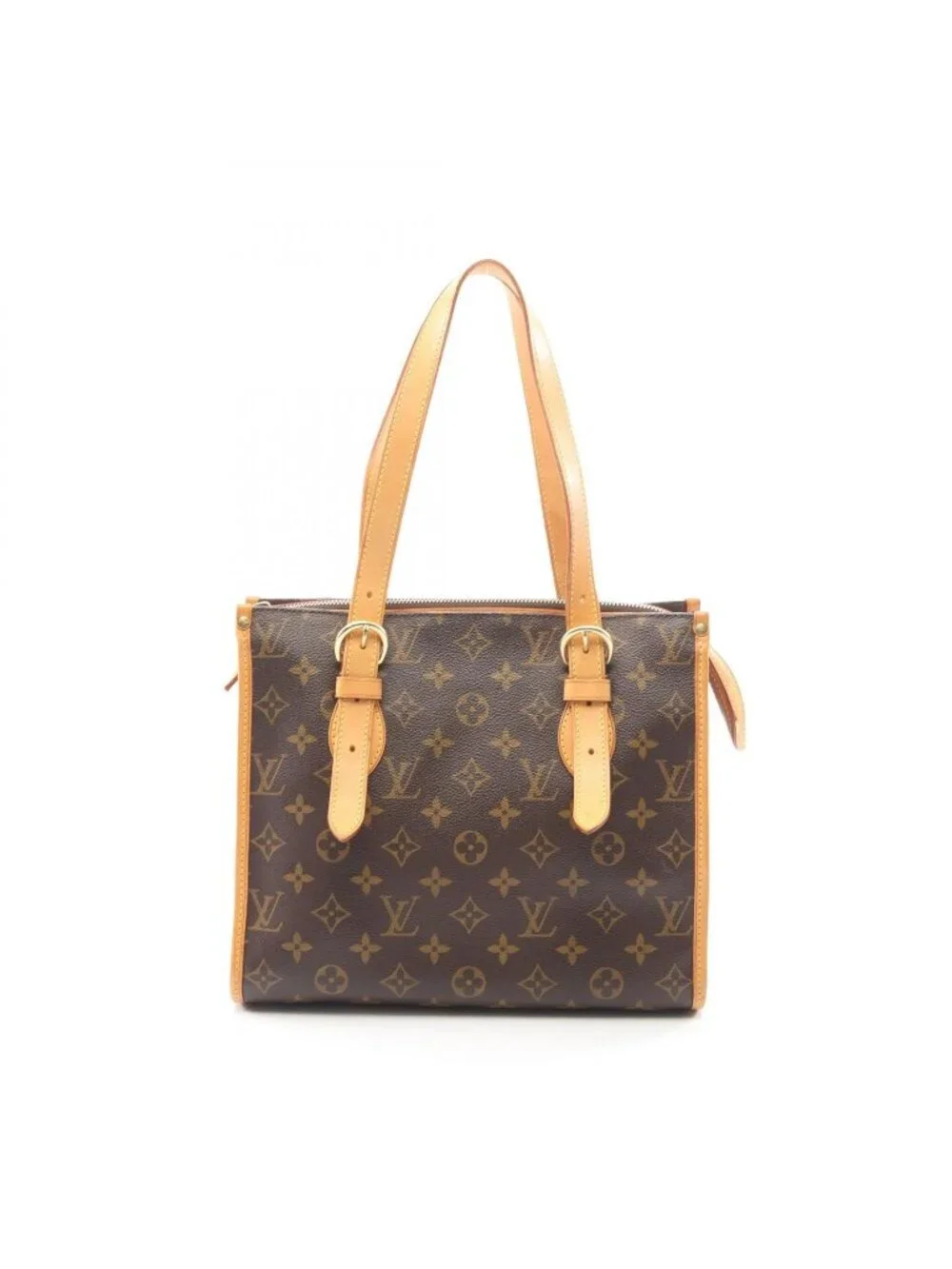 Louis Vuitton Tote Popincourt Canvas Leather